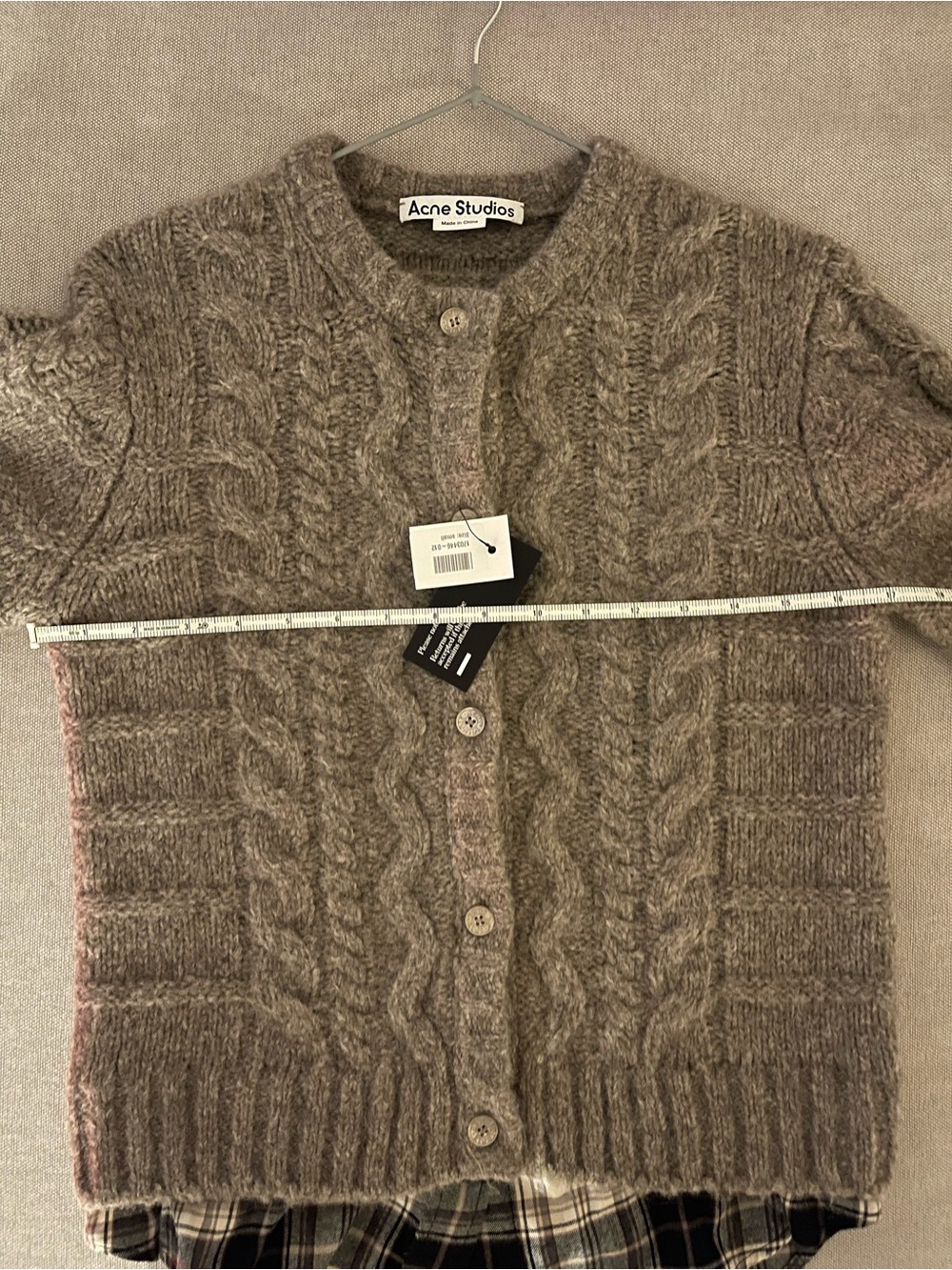 Acne Studios Fitted Layered Cardigan - Picture 7 of 9
